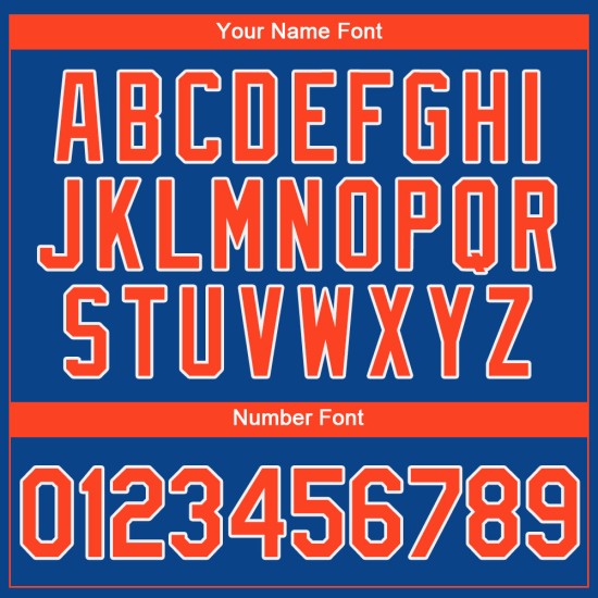 Maillot de baseball orange et blanc Royal Authentic Custom Maillot de baseball orange et blanc Royal Authentic Custom