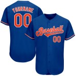 Maillot de baseball orange et blanc Royal Authentic Custom Maillot de baseball orange et blanc Royal Authentic Custom