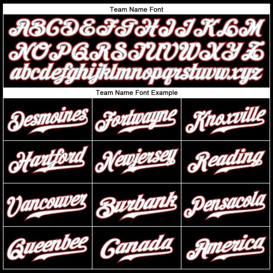 Maillot de baseball authentique à rayures blanches et rouges, gris, personnalisé, noir Maillot de baseball authentique à rayures blanches et rouges, gris, personnalisé, noir