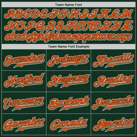 Maillot de baseball personnalisé dégradé orange-blanc authentique mode vert Maillot de baseball personnalisé dégradé orange-blanc authentique mode vert