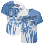 Motif de baseball authentique en noix de coco, motif hawaïen, motif arbre de Jersey, personnalisé en 3D Motif de baseball authentique en noix de coco, motif hawaïen, motif arbre de Jersey, personnalisé en 3D