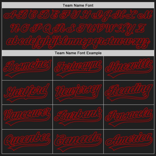 Maillot de baseball noir authentique à rayures rouges personnalisé Maillot de baseball noir authentique à rayures rouges personnalisé